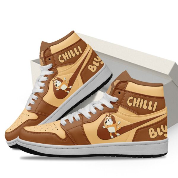 Tubopro Bluey AJ1 High Sneakers Shoes For Men And Women - Image 3