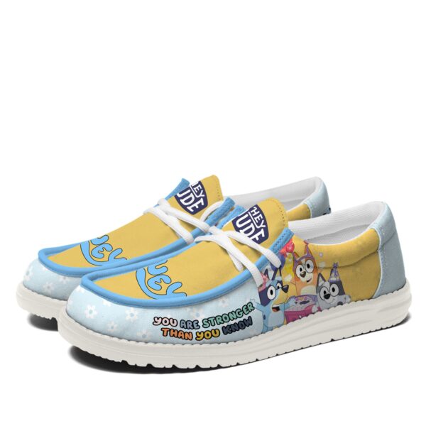 Tubopro Bluey Personalized Hey Dude Shoes For Men And Women