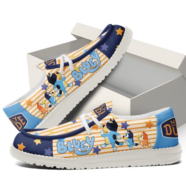 Tubopro Bluey Personalized Hey Dude Shoes For Men And Women - Image 3