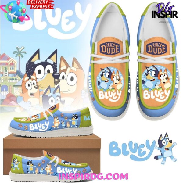 Tubopro Bluey Personalized Hey Dude Shoes For Men And Women