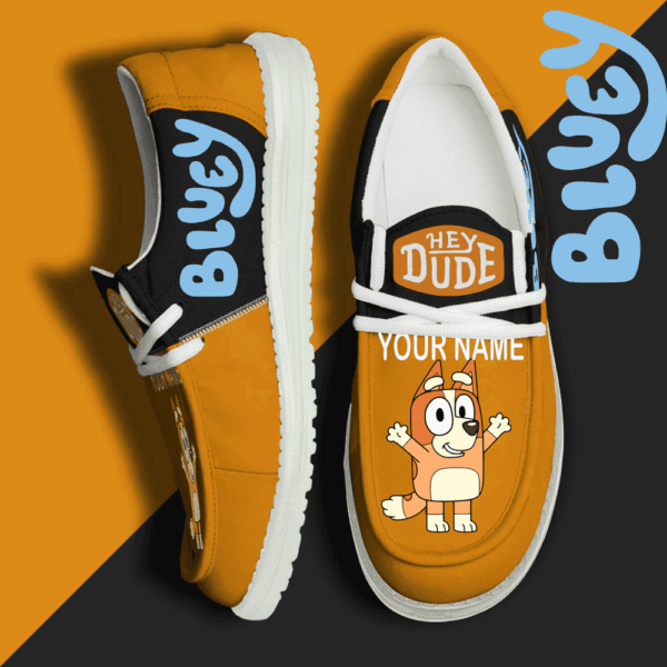 Tubopro Bluey Personalized Hey Dude Shoes For Men And Women