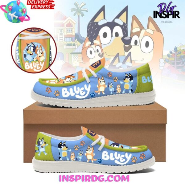Tubopro Bluey Personalized Hey Dude Shoes For Men And Women - Image 2