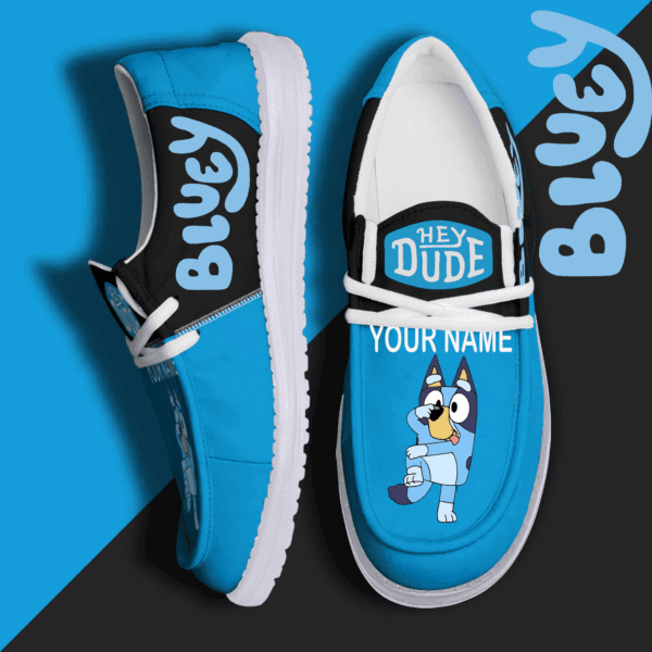 Tubopro Bluey Personalized Hey Dude Shoes For Men And Women