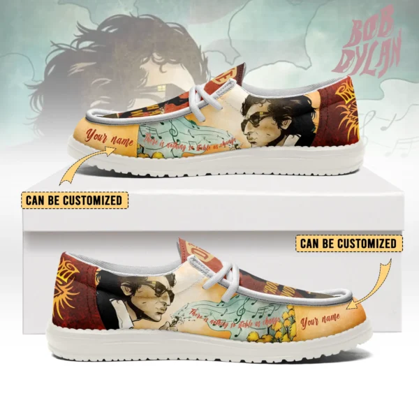 Tubopro Bob Dylan Personalized Hey Dude Shoes For Men And Women - Image 2