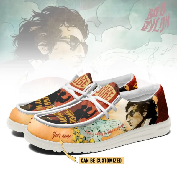 Tubopro Bob Dylan Personalized Hey Dude Shoes For Men And Women