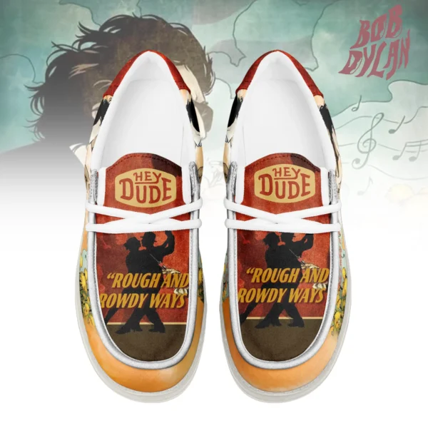 Tubopro Bob Dylan Personalized Hey Dude Shoes For Men And Women - Image 4