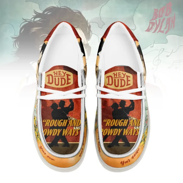 Tubopro Bob Dylan Personalized Hey Dude Shoes For Men And Women - Image 4