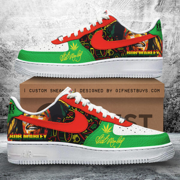 Tubopro Bob Marley Air Low-Top Sneakers Shoes For Men And Women
