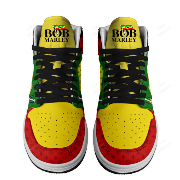 Tubopro Bob Marley AJ1 High Sneakers Shoes For Men And Women - Image 2