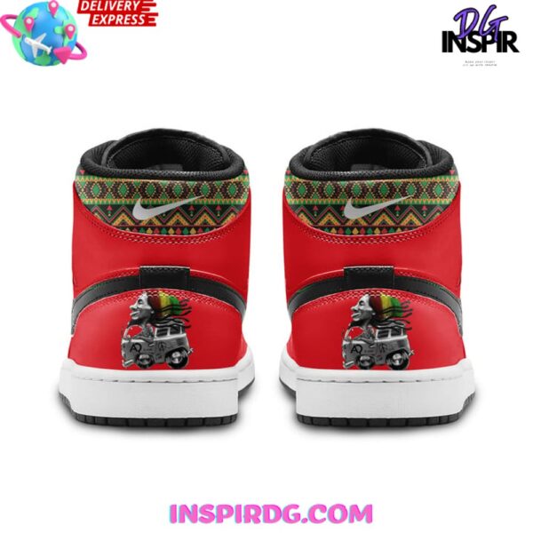 Tubopro Bob Marley AJ1 High Sneakers Shoes For Men And Women - Image 3