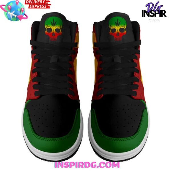 Tubopro Bob Marley AJ1 High Sneakers Shoes For Men And Women - Image 3