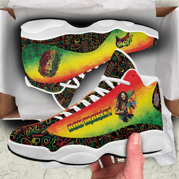 Tubopro Bob Marley AJ13 Sneakers Shoes For Men And Women - Image 2