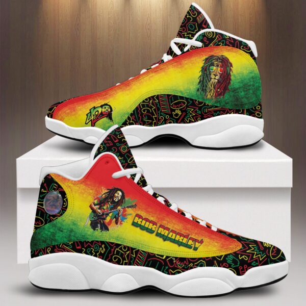Tubopro Bob Marley AJ13 Sneakers Shoes For Men And Women - Image 3