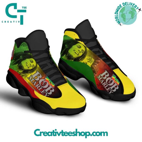 Tubopro Bob Marley AJ13 Sneakers Shoes For Men And Women - Image 3