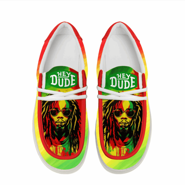 Tubopro Bob Marley Personalized Hey Dude Shoes For Men And Women - Image 2