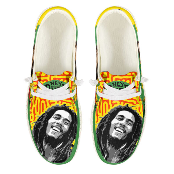 Tubopro Bob Marley Hey Dude Shoes For Men And Women - Image 2