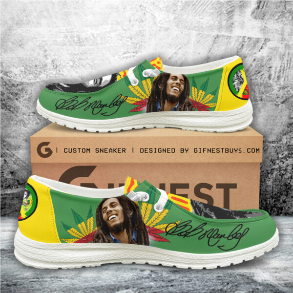 Tubopro Bob Marley Hey Dude Shoes For Men And Women