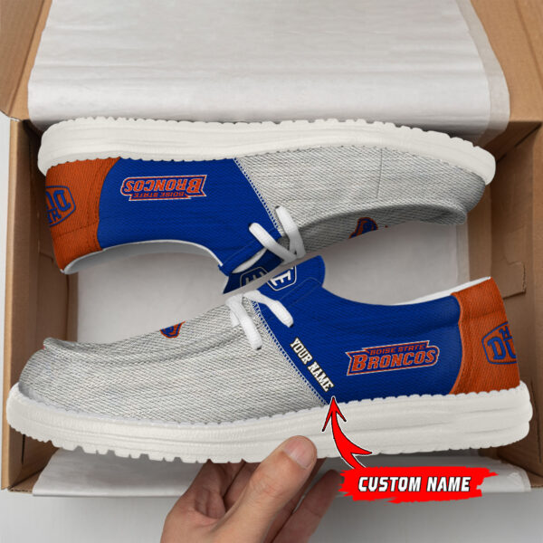 Tubopro Boise State Broncos Personalized Hey Dude Shoes For Men And Women - Image 2