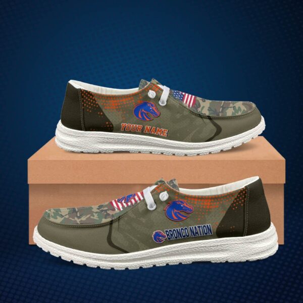 Tubopro Boise State Broncos Personalized Hey Dude Shoes For Men And Women - Image 2