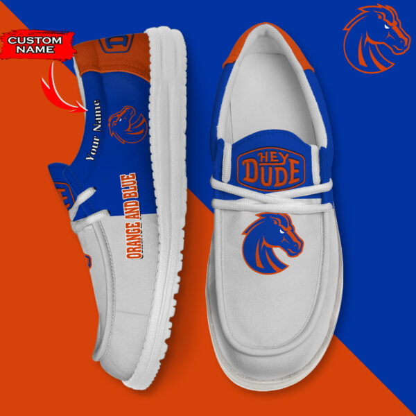 Tubopro Boise State Broncos Personalized Hey Dude Shoes For Men And Women