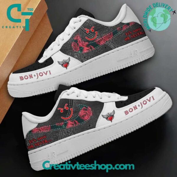 Tubopro Bon Jovi Air Low-Top Sneakers Shoes For Men And Women - Image 2