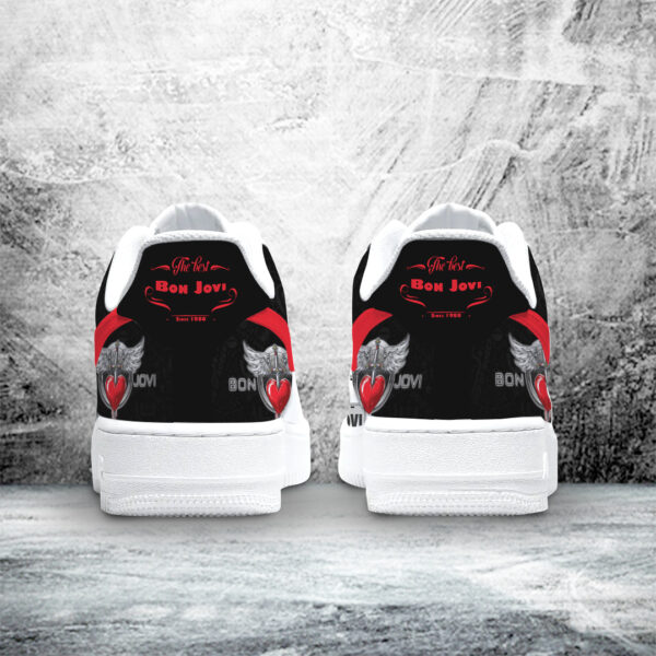 Tubopro Bon Jovi Air Low-Top Sneakers Shoes For Men And Women - Image 2