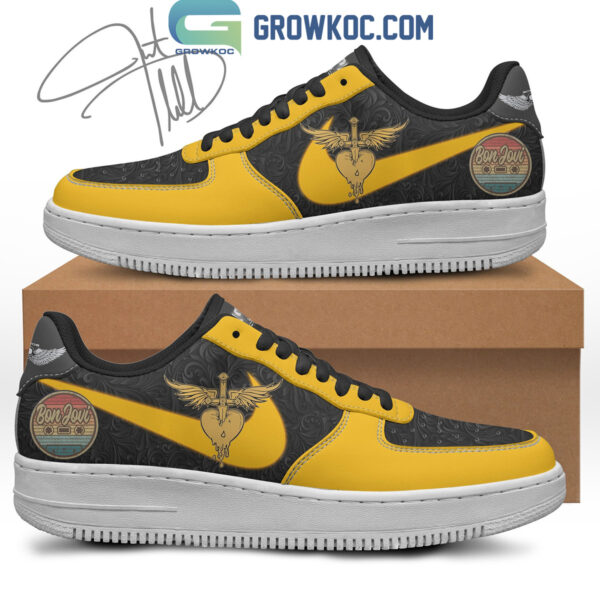 Tubopro Bon Jovi Air Low-Top Sneakers Shoes For Men And Women