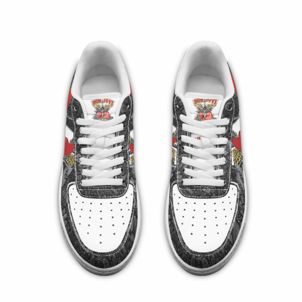 Tubopro Bon Jovi Air Low-Top Sneakers Shoes For Men And Women - Image 3