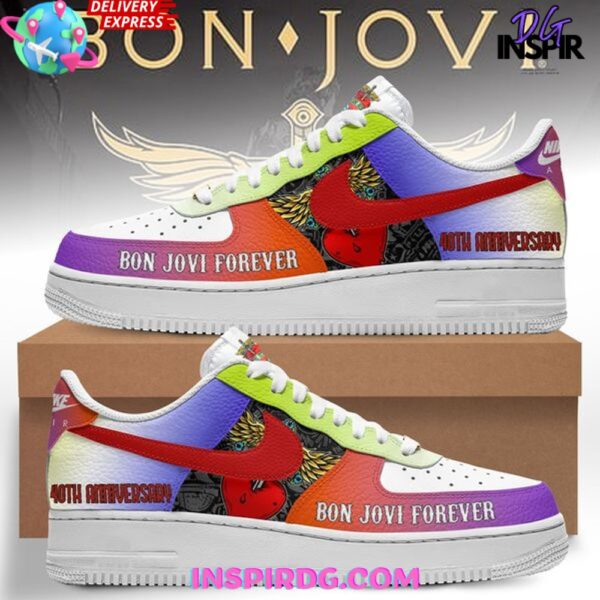 Tubopro Bon Jovi Air Low-Top Sneakers Shoes For Men And Women
