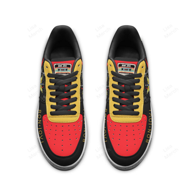 Tubopro Bon Jovi Air Low-Top Sneakers Shoes For Men And Women - Image 2