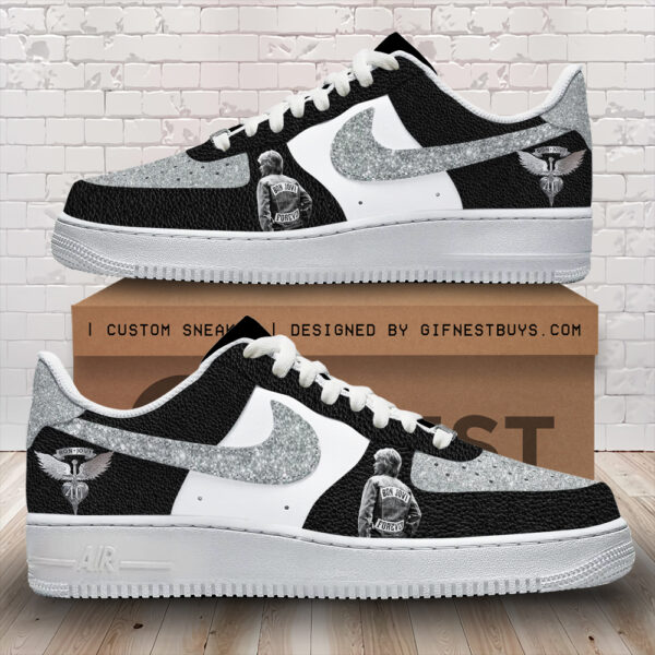 Tubopro Bon Jovi Air Low-Top Sneakers Shoes For Men And Women