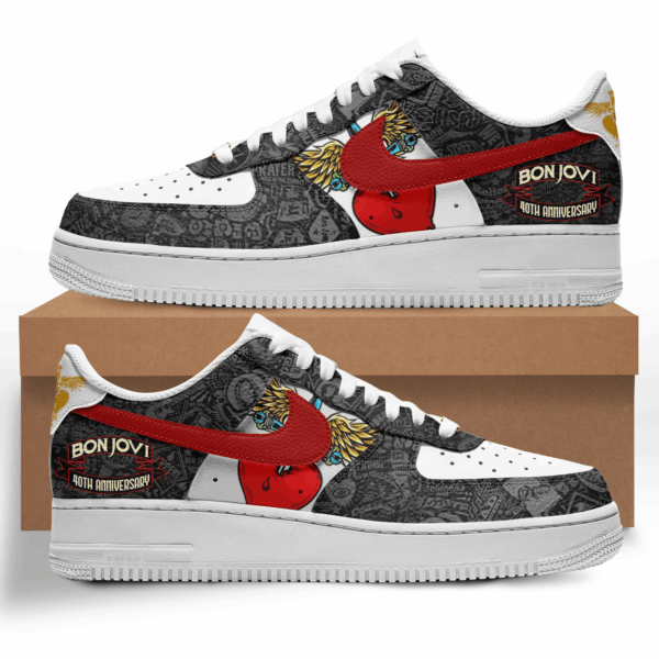 Tubopro Bon Jovi Air Low-Top Sneakers Shoes For Men And Women