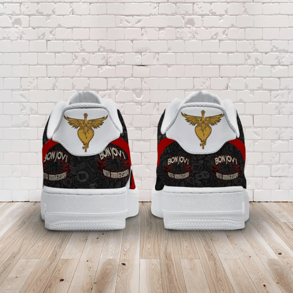 Tubopro Bon Jovi Air Low-Top Sneakers Shoes For Men And Women - Image 3