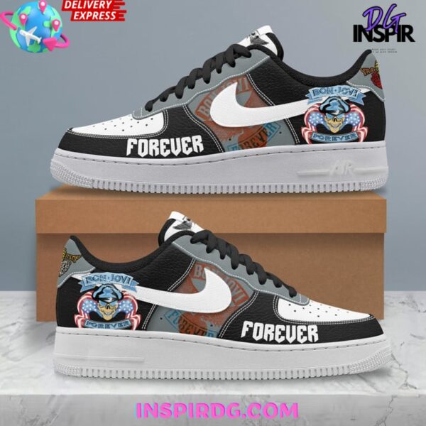 Tubopro Bon Jovi Air Low-Top Sneakers Shoes For Men And Women - Image 2