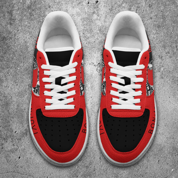 Tubopro Bon Jovi Air Low-Top Sneakers Shoes For Men And Women - Image 4