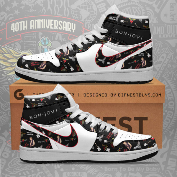 Tubopro Bon Jovi AJ1 High Sneakers Shoes For Men And Women