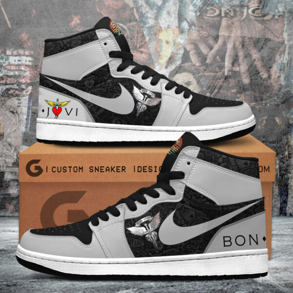 Tubopro Bon Jovi AJ1 High Sneakers Shoes For Men And Women