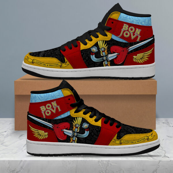 Tubopro Bon Jovi AJ1 High Sneakers Shoes For Men And Women
