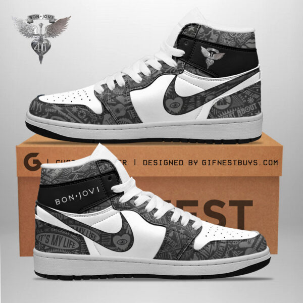 Tubopro Bon Jovi AJ1 High Sneakers Shoes For Men And Women