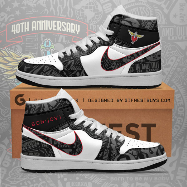 Tubopro Bon Jovi AJ1 High Sneakers Shoes For Men And Women