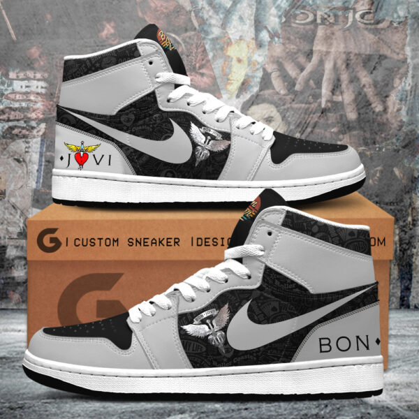 Tubopro Bon Jovi AJ1 High Sneakers Shoes For Men And Women