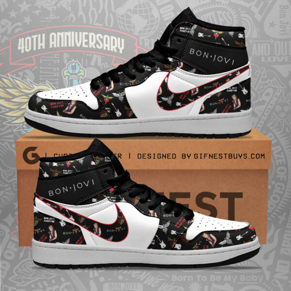 Tubopro Bon Jovi AJ1 High Sneakers Shoes For Men And Women
