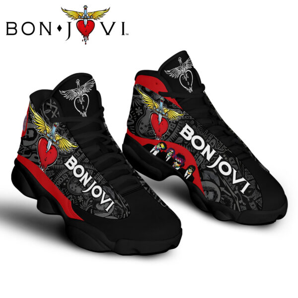 Tubopro Bon Jovi AJ13 Sneakers Shoes For Men And Women - Image 2
