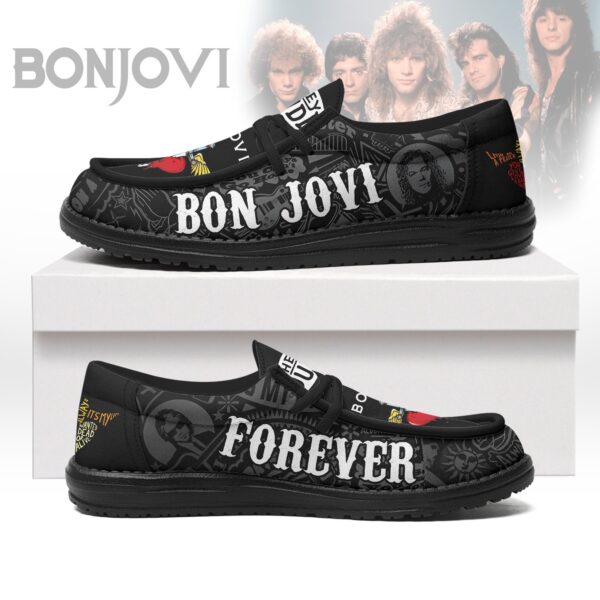 Tubopro Bon Jovi Personalized Hey Dude Shoes For Men And Women - Image 2