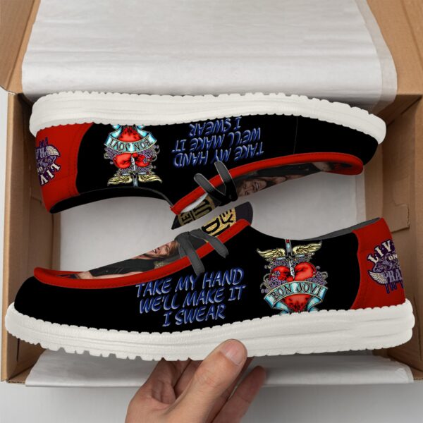 Tubopro Bon Jovi Personalized Hey Dude Shoes For Men And Women - Image 2