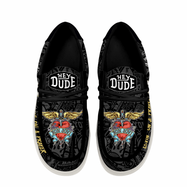 Tubopro Bon Jovi Personalized Hey Dude Shoes For Men And Women - Image 2