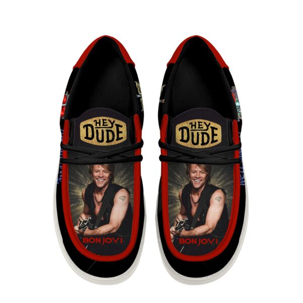 Tubopro Bon Jovi Personalized Hey Dude Shoes For Men And Women - Image 3