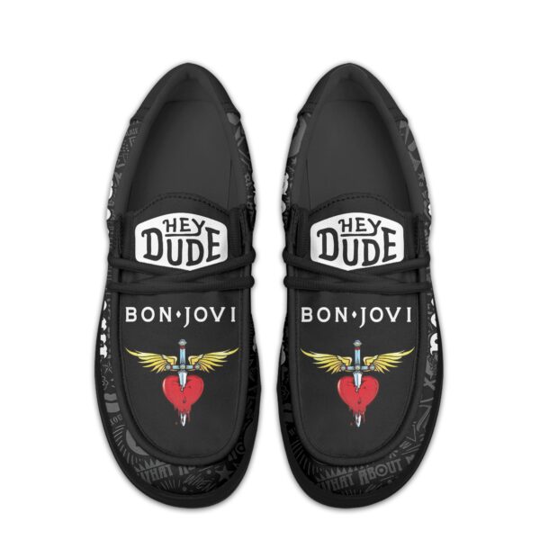 Tubopro Bon Jovi Personalized Hey Dude Shoes For Men And Women - Image 3