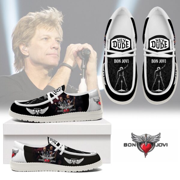 Tubopro Bon Jovi Personalized Hey Dude Shoes For Men And Women