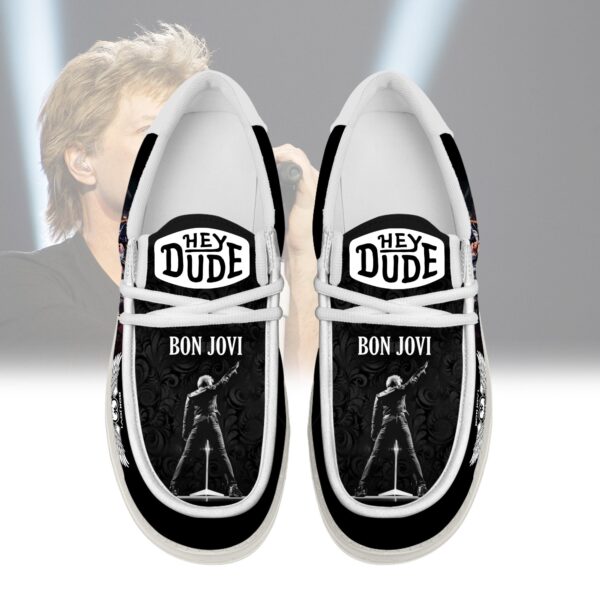Tubopro Bon Jovi Personalized Hey Dude Shoes For Men And Women - Image 3
